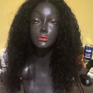 Natural Black Curly Wig for Women - Soft … new without tag…. Never worn…lace cut